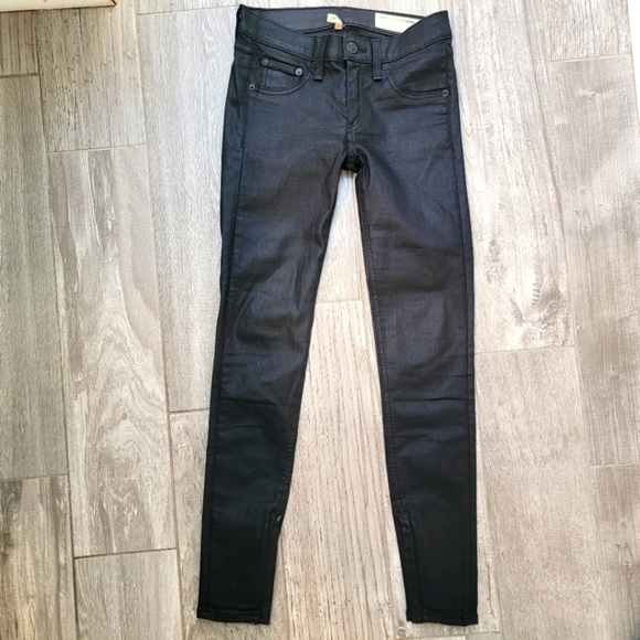 Rag & Bone Zipper Capri Jean in Cotswald 24 - Picture 2 of 13